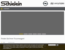 Tablet Screenshot of opel-schielein.de